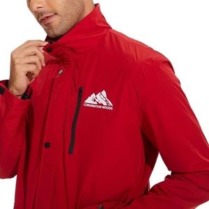 Conurbation Woods Mens Sport Rain Jacket - XL - Red